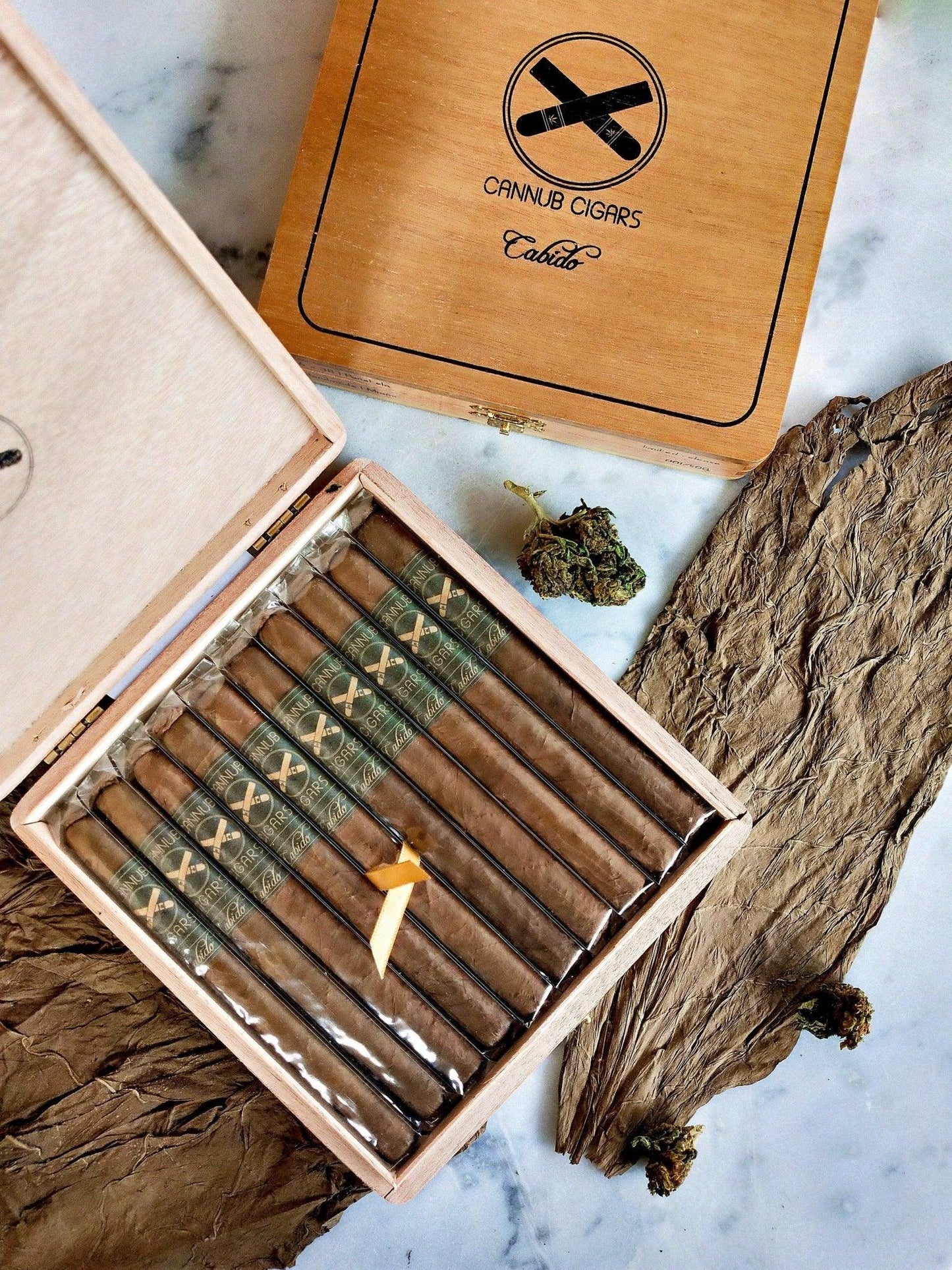 Cannub Cigars 10count premium CBD cigar box